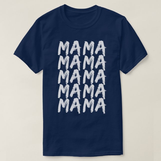 Retro Vintage Mamma 14 T Shirt (Design framsida)