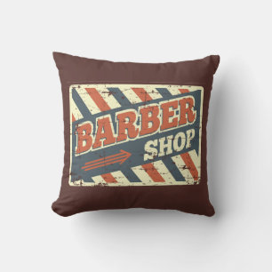 Retro Vintage Man Cave Rustic Barber Arrow Kudde