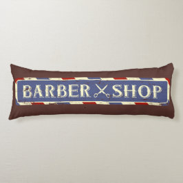 Retro Vintage Man Cave Rustic Grunge Barber Kroppskudde