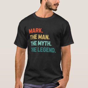 Retro Vintage Mark Tee Funny Mark Man Myth Leg
