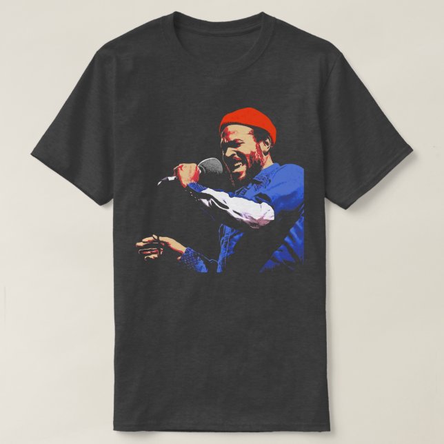 Retro Vintage Marvin Gaye T Shirt (Design framsida)