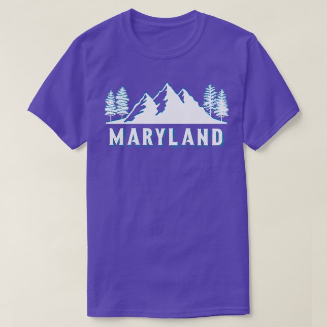Retro Vintage Maryland USA1 T Shirt (Design framsida)