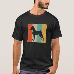 Retro Vintage Miniature Pinscher Hund Gift for Wom T Shirt