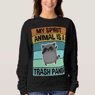 Retro Vintage Mitt andningsdjur är en Sopor Panda T Shirt
