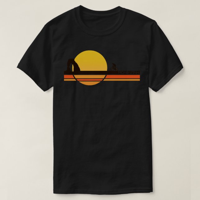 Retro Vintage Moab Utah T Shirt (Design framsida)