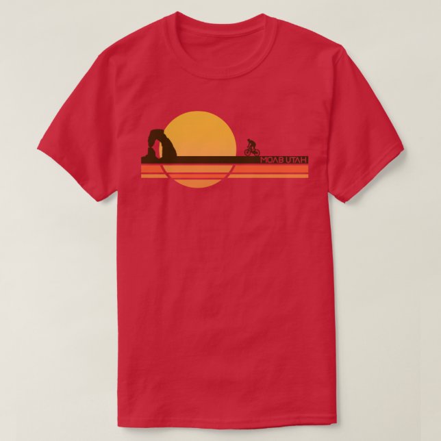 Retro Vintage Moab Utah T Shirt (Design framsida)