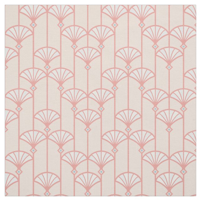 Retro vintage mönster i Art deco stil. Tyg (Provkarta)