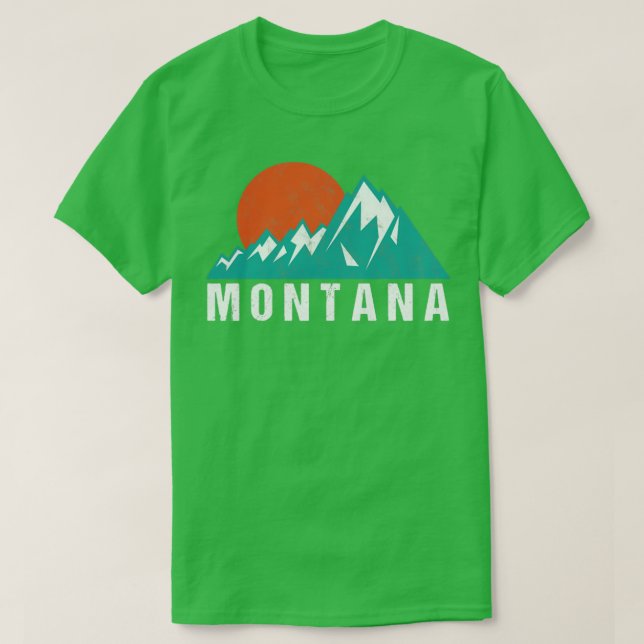 Retro Vintage Montana T Shirt (Design framsida)
