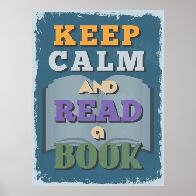 Retro Vintage Motiveringsoffert Poster. Poster (Framsidan)