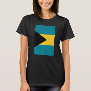 Retro Vintage National Flagga Bahamas T Shirt