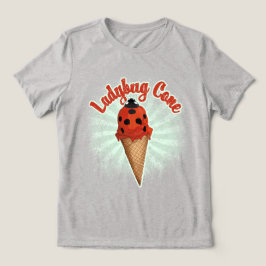 Retro Vintage Nyckelpiga | Whimsisk Glasskonst T Shirt