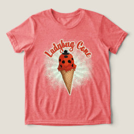 Retro Vintage Nyckelpiga | Whimsisk Glasskonst T Shirt