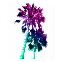 Retro Vintage Ombre Pop Art Los Angeles Skriv ut