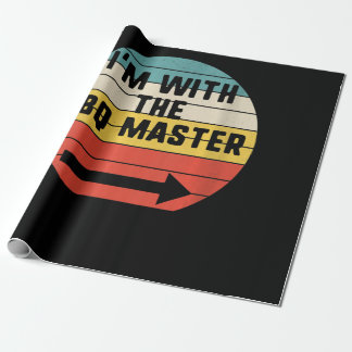 Retro-Vintage-omens-IM med BBQ-huvudserver Presentpapper