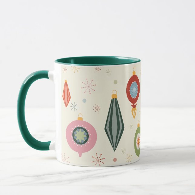 Retro Vintage Ornament Mug  Mugg (Vänster)