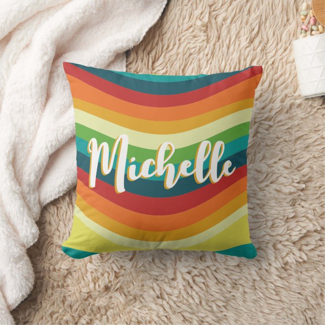 Retro-Vintage på 70 sekunder Kudde (Filt)