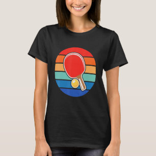 Retro Vintage Ping Pong Player T Shirt