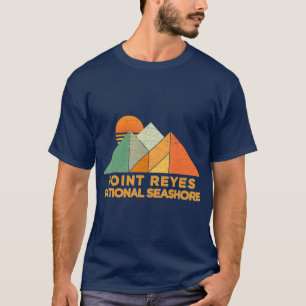 Retro Vintage Point Reyes National Seashore T Shirt
