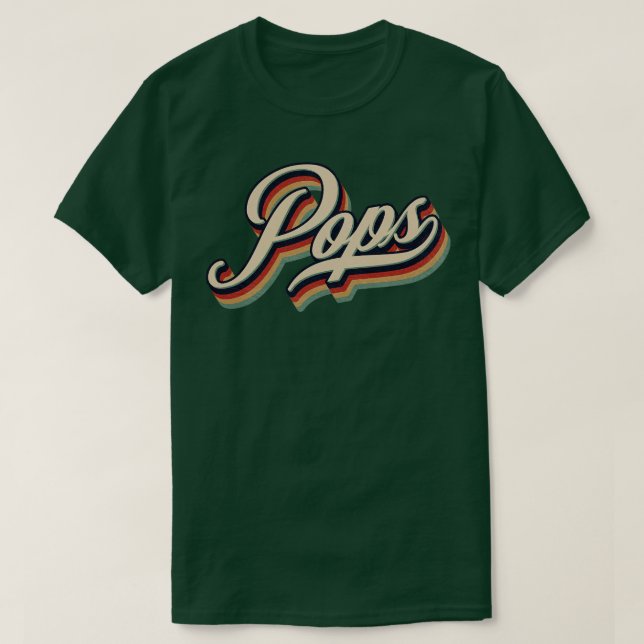 Retro Vintage Pops T Shirt (Design framsida)