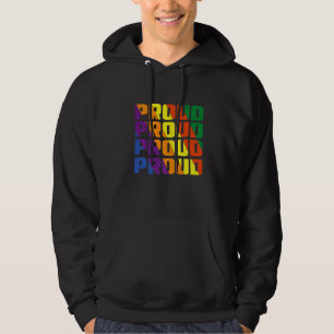 Retro Vintage Rainbow Gay Proud Pappa Lgbt Pride A Hoodie