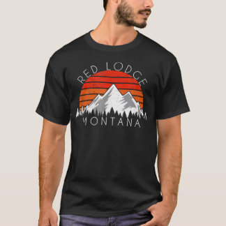 Retro Vintage Red Lodge Montana T Shirt