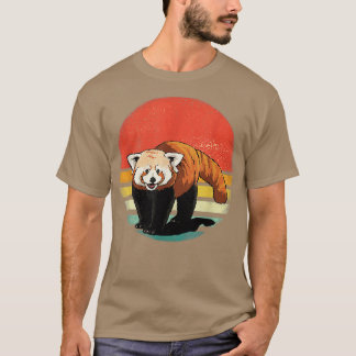 Retro Vintage Red Panda T Shirt