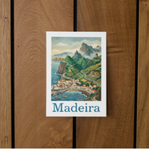Retro Vintage Resa Madeira Portugal Ö Vykort
