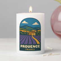 Retro Vintage Resa Provence Frankrike Landskap