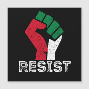 Retro Vintage Resistent Palestina fist flagga Free