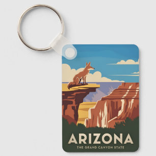 Retro Vintage resor Arizona Grand Canyon Scenia Nyckelring