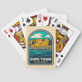 Retro Vintage resor Cape Town South Afrika Casinokort