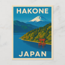 Retro Vintage resor Hakone Japan Scenia Ligcape