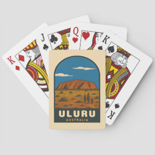 Retro Vintage resor Uluru Australia Ligcape Casinokort