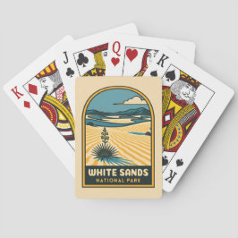 Retro Vintage resor White Sands nationalpark Casinokort