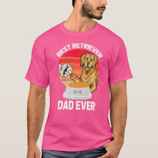 Retro Vintage Retriever Pappa Hund pappa Pet Owner T Shirt