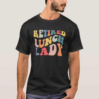 Retro Vintage Retrött Lunch Dam Pension Party T Shirt