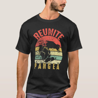 Retro Vintage Reunite Pangea Funny Earth Day-Geolo T Shirt