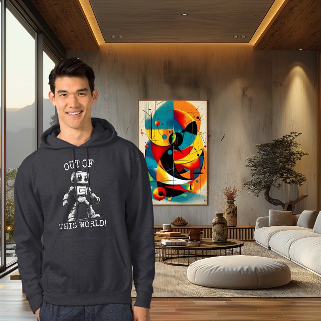 Retro - Vintage Robot Hoodie (Skapare uppladdad)