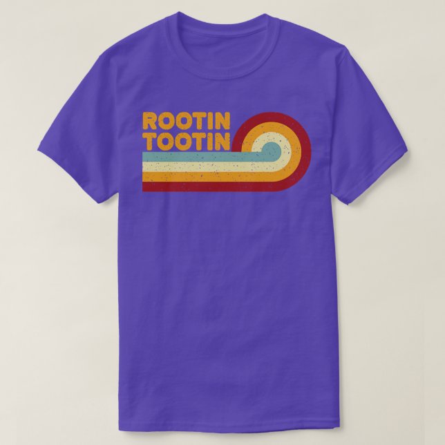 Retro Vintage Rootin Tootin T Shirt (Design framsida)
