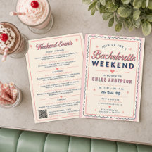 Retro Vintage Rosa QR-kod Sjungningsweekend