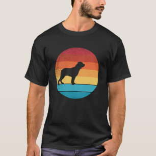 Retro vintage Rottweiler Hundar och sött djur 5 T Shirt