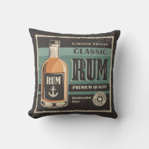 Retro Vintage Rum Dekorativ kudde