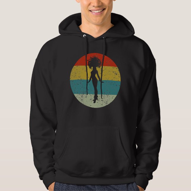 Retro vintage samba hoodie (Framsida)