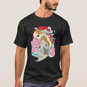 Retro Vintage Samurai Koi Fish Japp Carp Artwo T Shirt