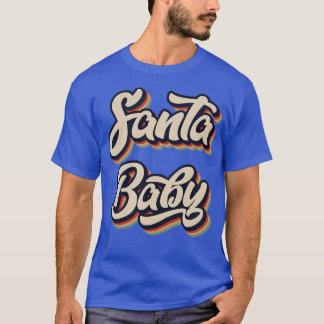 Retro Vintage Santa Baby T Shirt