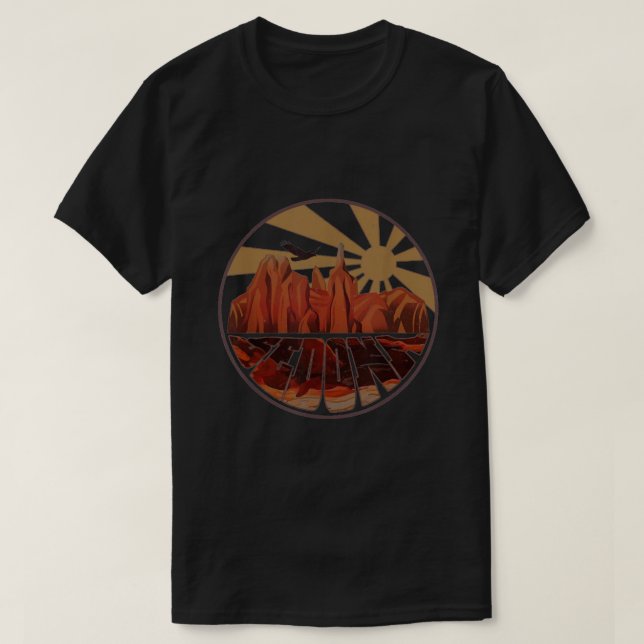 Retro Vintage Sedona Arizona T Shirt (Design framsida)