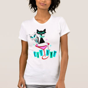 Retro Vintage Sexton Atomkatt CatNip T Shirt