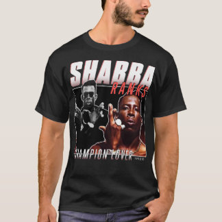 Retro Vintage Shabba Rank Champion Älskare för Man T Shirt