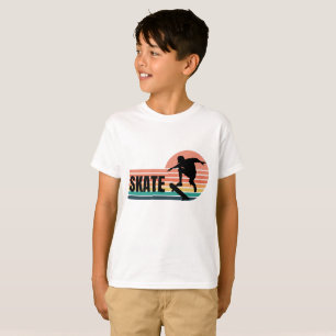 Retro Vintage Skate T Shirt