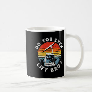 Retro Vintage Ski Gör att du jämför Hiss Bro__1 Kaffemugg